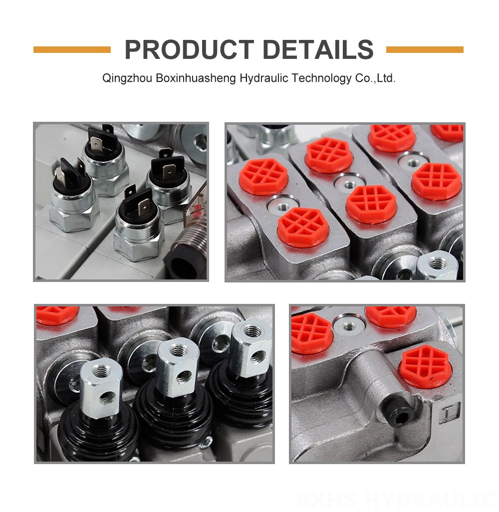 SD6 Micro Switch Manual 3 Spool Sectional Directional Valve detailed image